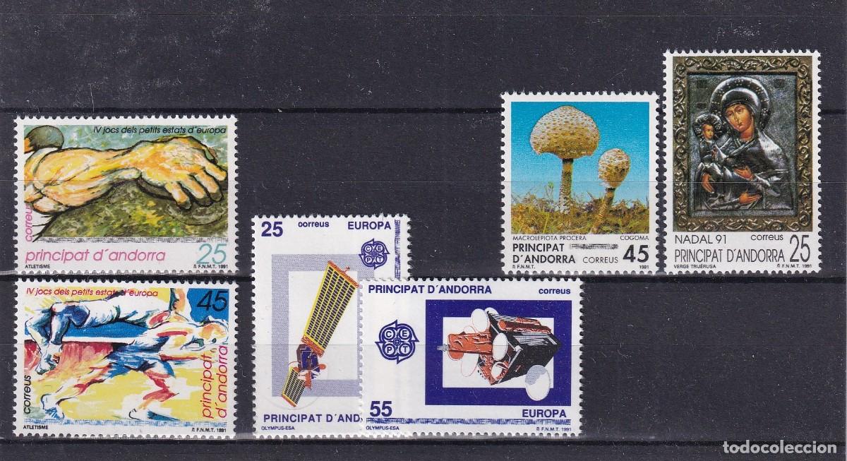Stamps: Sellos DEPENDENCIAS ESPA&Ntilde;OLAS ANDORRA a&ntilde;o 1991** COMPLETO en NUEVO