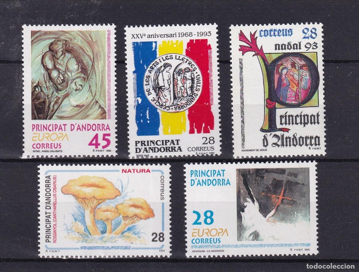 Stamps: Sellos DEPENDENCIAS ESPA&Ntilde;OLAS ANDORRA a&ntilde;o 1993** COMPLETO en NUEVO