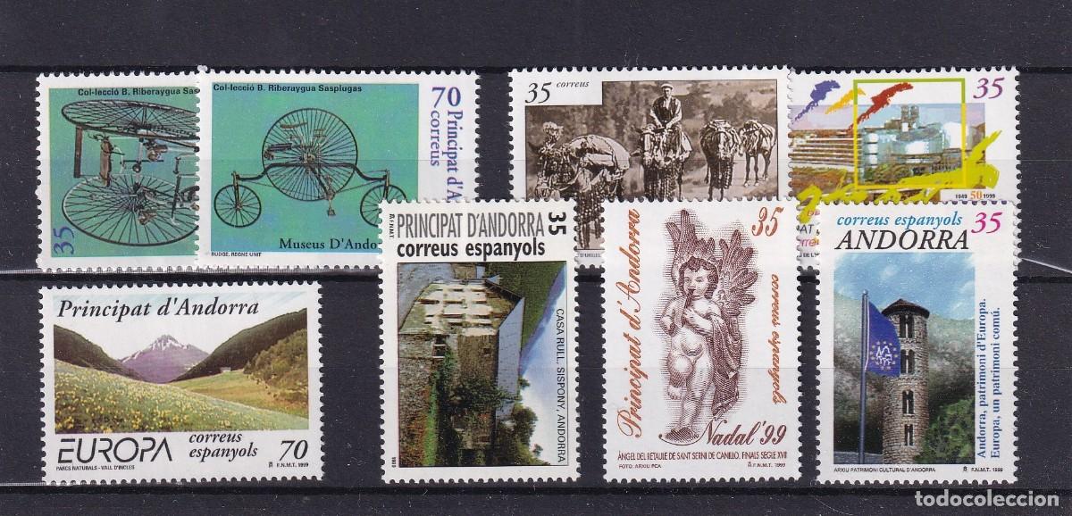 Selos: Sellos DEPENDENCIAS ESPA&Ntilde;OLAS ANDORRA a&ntilde;o 1999** COMPLETO en NUEVO