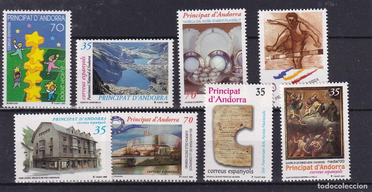 Selos: Sellos DEPENDENCIAS ESPA&Ntilde;OLAS ANDORRA a&ntilde;o 2000** COMPLETO en NUEVO