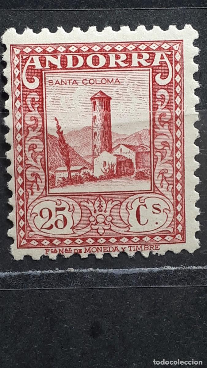 Sellos: ANDORRA. A&Ntilde;O 1931. **. EDIFIL 20d