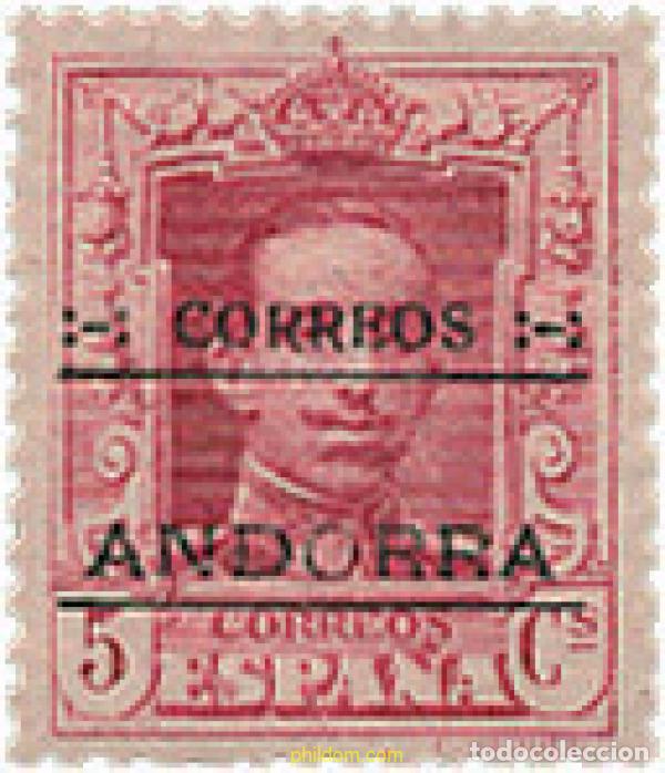 Sellos: 584423 MNH ANDORRA. Adm&oacute;n espa&ntilde;ola 1928 ALFONSO XII
