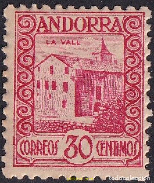 Sellos: 708440 MNH ANDORRA. Adm&oacute;n espa&ntilde;ola 1935 PAISAJES DE ANDORRA