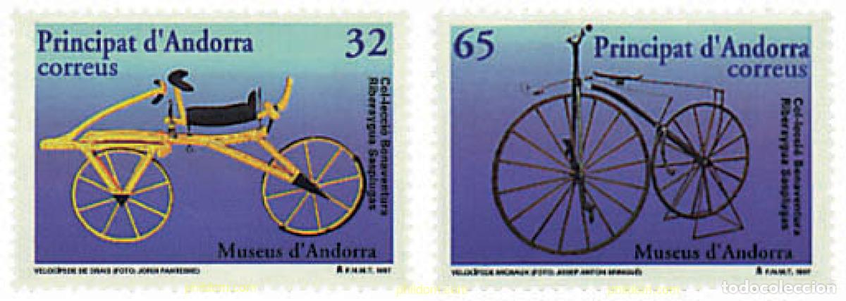 Sellos: 46203 MNH ANDORRA. Adm&oacute;n espa&ntilde;ola 1997 MUSEOS DE ANDORRA. COLECCION BONAVENTURA RIBERAYGUA