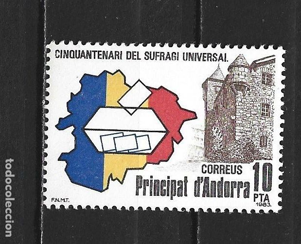 Sellos: ANDORRA EDIFIL NUM. 171 ** NUEVO SIN FIJASELLOS