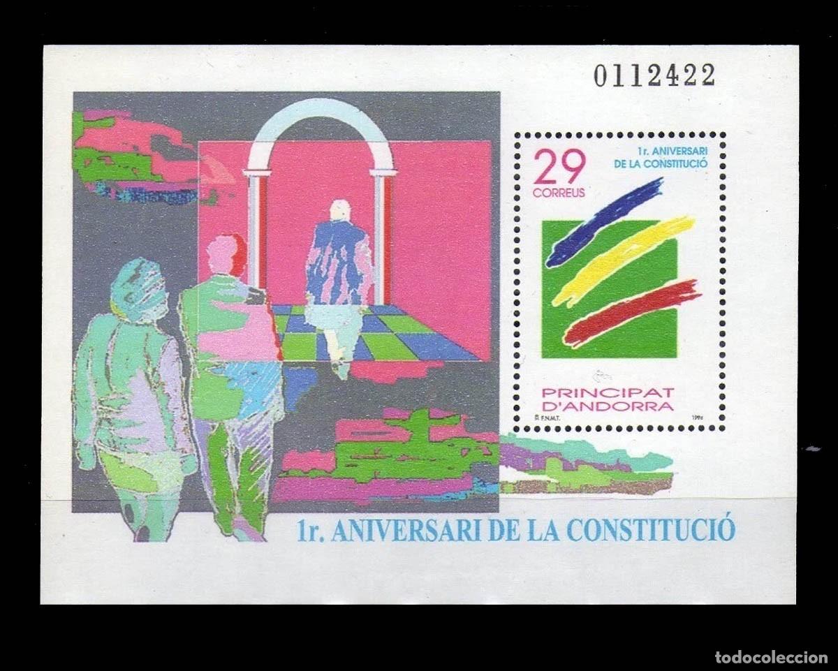 Sellos: Andorra 1994 Aniversari de la Constituci&oacute;
