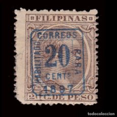 Sellos: FILIPINAS.1898.ALFONSO XIII.20C S 20C SEPIA (A).NUEVO*.EDIFIL 130G. Lote 344005943