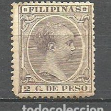 Sellos: FILIPINAS 1894 - EDIFIL NRO. 110 - SIN GOMA -ROMO Y SEÑAL OXIDO. Lote 400485424