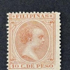 Sellos: FILIPINAS, ALFONSO XIII, 1894, EDIFIL 114, NUEVO SIN GOMA
