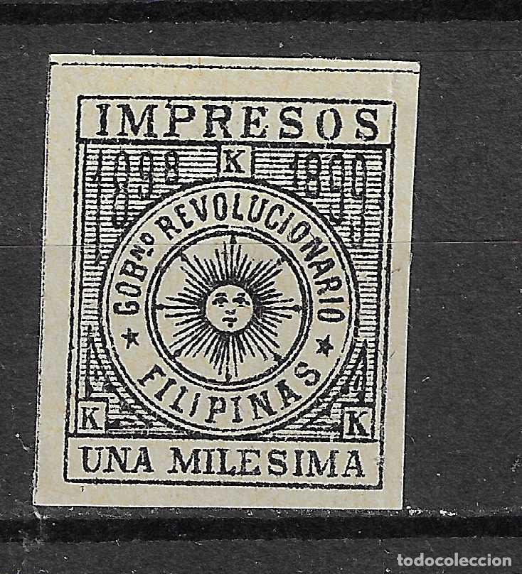 Stamps: FILIPINAS CORREO REVOLUCIONARIO SIN DENTAR