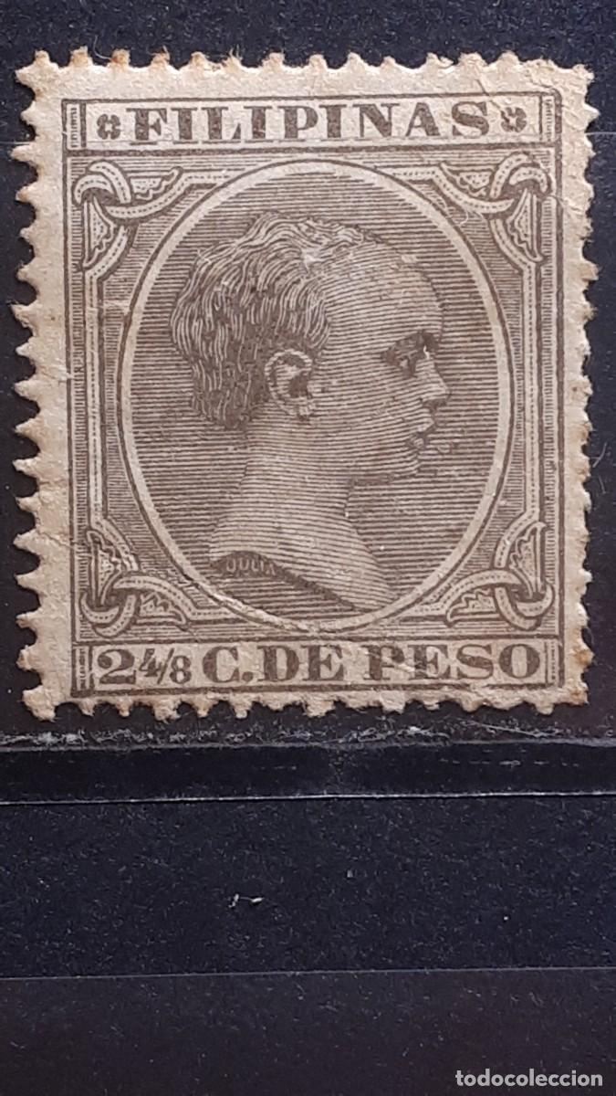 Sellos: FILIPINAS. A&Ntilde;O 1891. **. EDIFIL 94