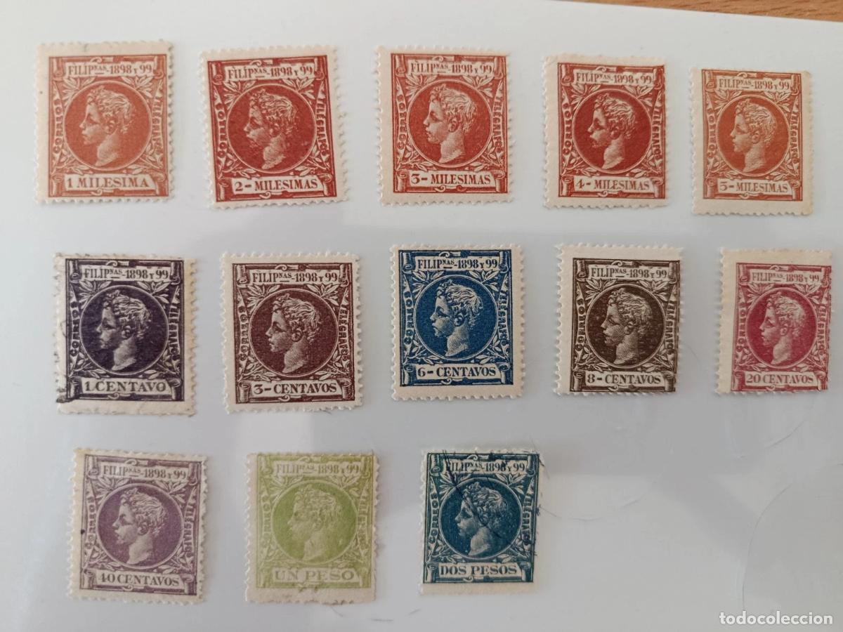Sellos: Sellos Filipinas Espa&ntilde;ola 1898.