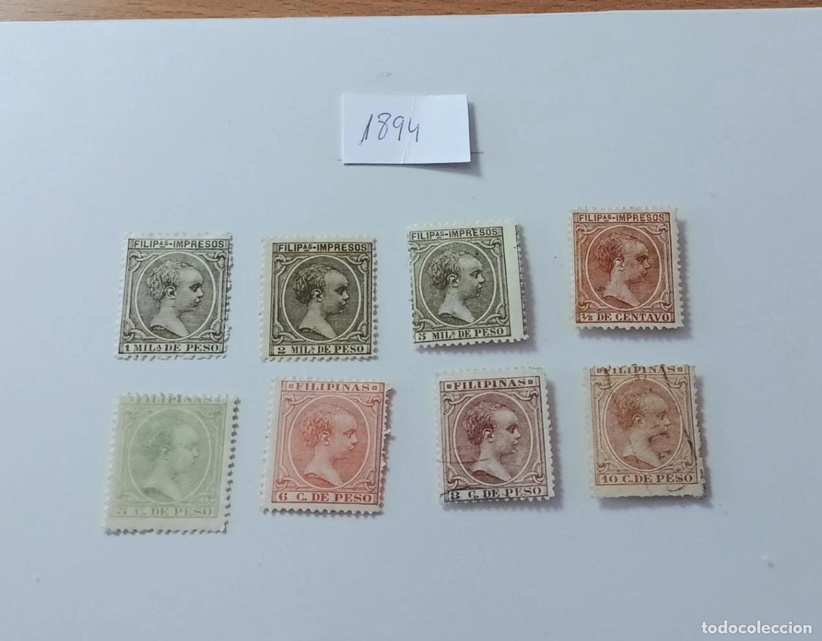 Sellos: Sellos Filipinas espa&ntilde;ola 1894