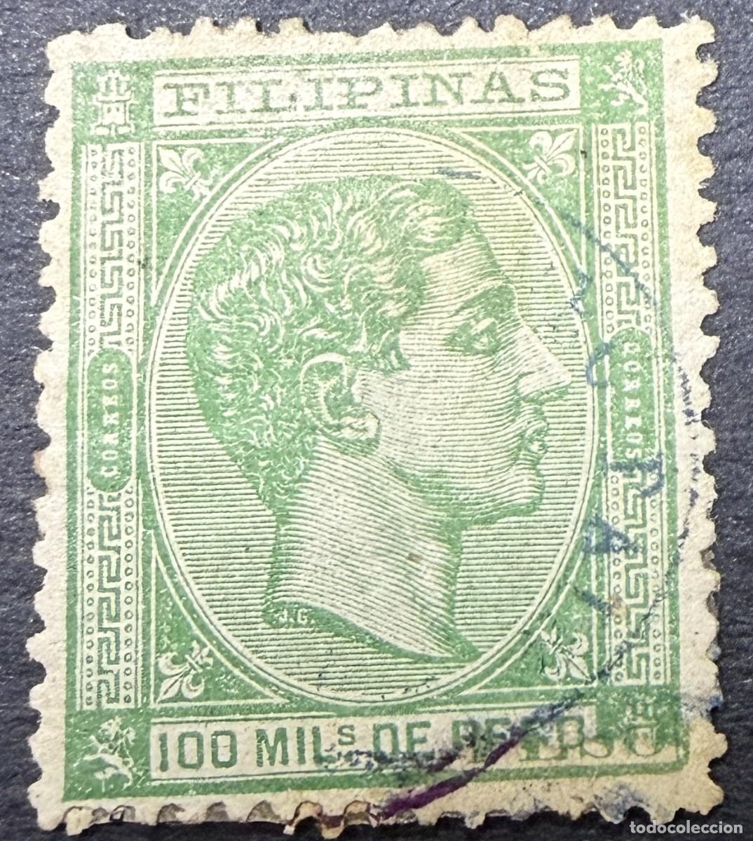 Sellos: FILIPINAS, 1878. EDIFIL 46. REY ALFONSO XII. USADO