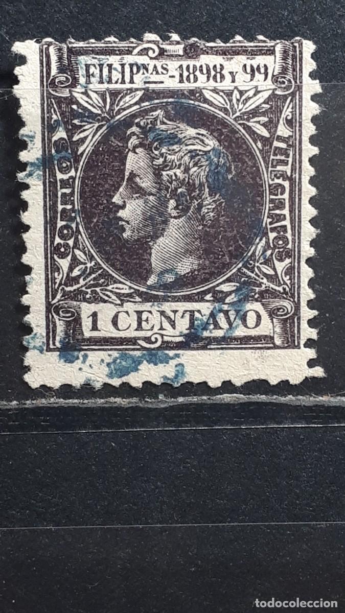Sellos: FILIPINAS. A&Ntilde;O 1898. &deg;. EDIFIL 136
