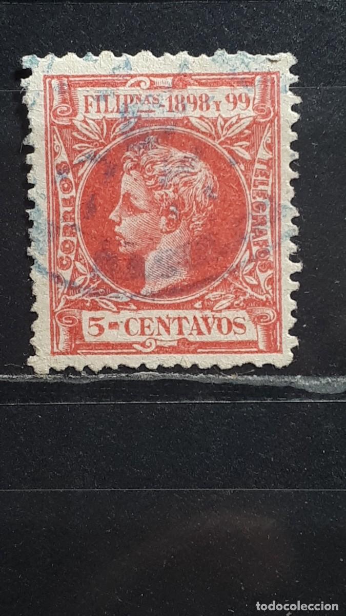 Sellos: FILIPINAS. A&Ntilde;O 1898. &deg;. EDIFIL 140.