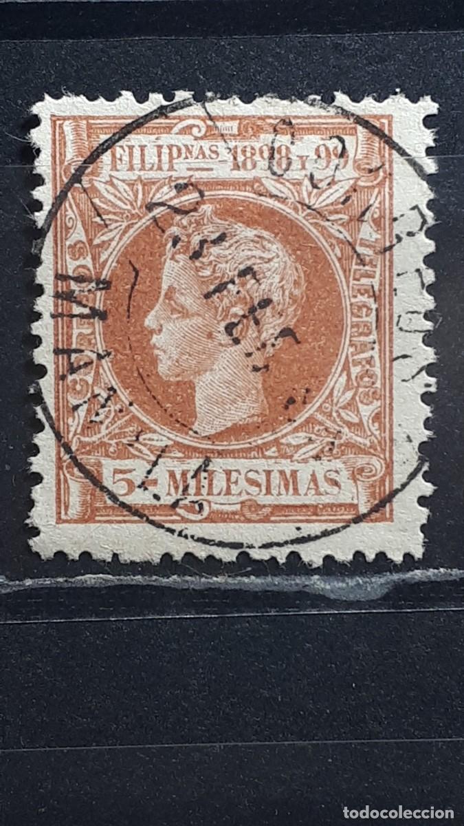 Sellos: FILIPINAS. A&Ntilde;O 1898. &deg;. EDIFIL 135.