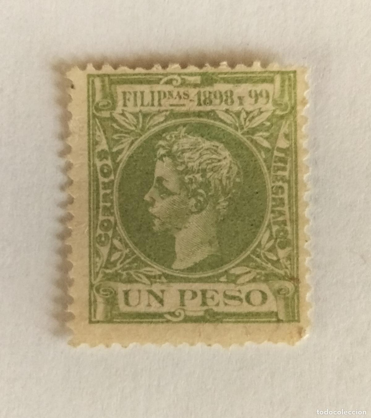 Sellos: SELLO FILIPINAS COLONIA ESPA&Ntilde;OLA 1898 -ALFONSO XIII- EDIFIL N⁰ 149.