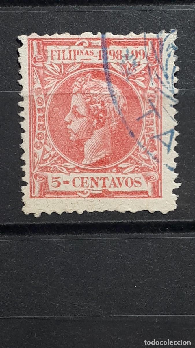 Sellos: FILIPINAS. A&Ntilde;O 1898. &deg;. EDIFIL 140.