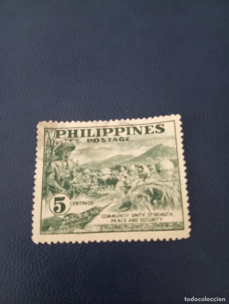 Sellos: FILIPINAS, 1951, COSECHANDO