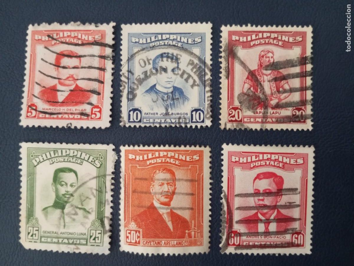 Sellos: FILIPINAS, 1952 , PERSONAJES