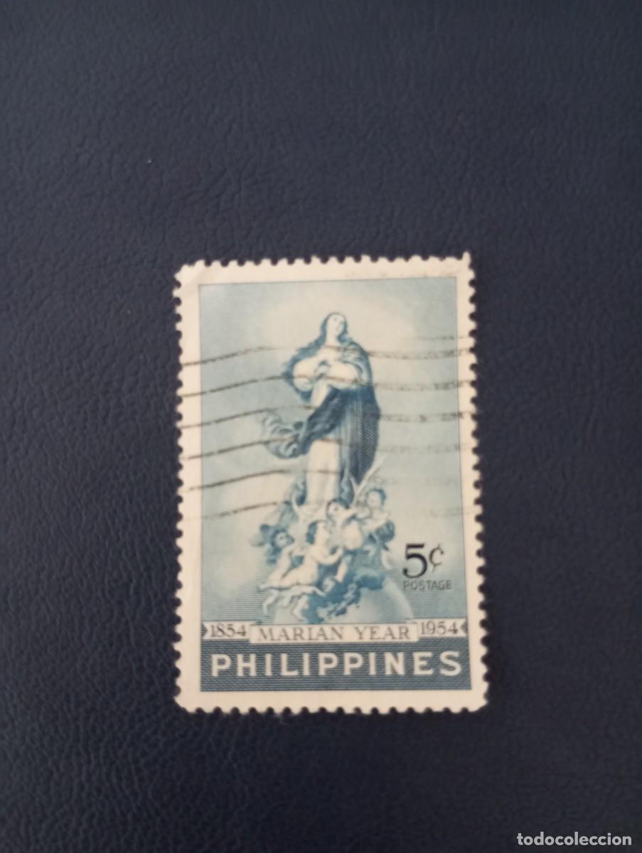Sellos: FILIPINAS, 1954, A&Ntilde;O MARIANO