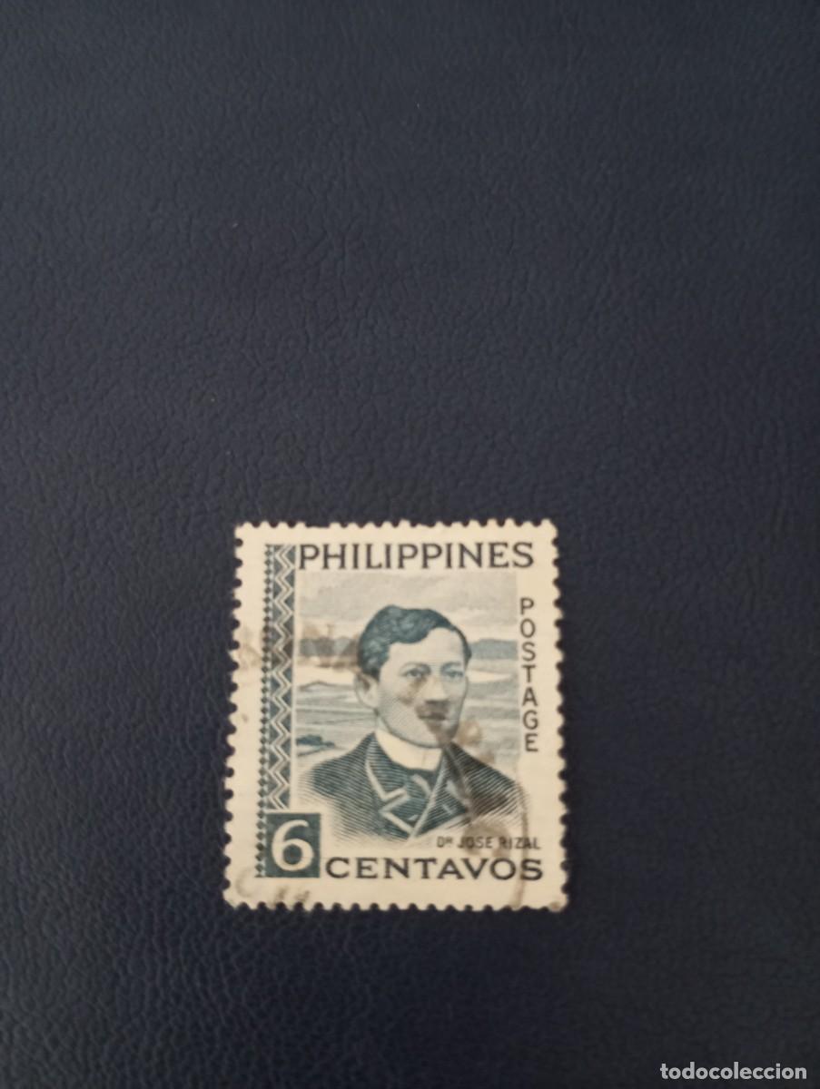 Sellos: FILIPINAS, 1959, JOS&Eacute; RIZAL
