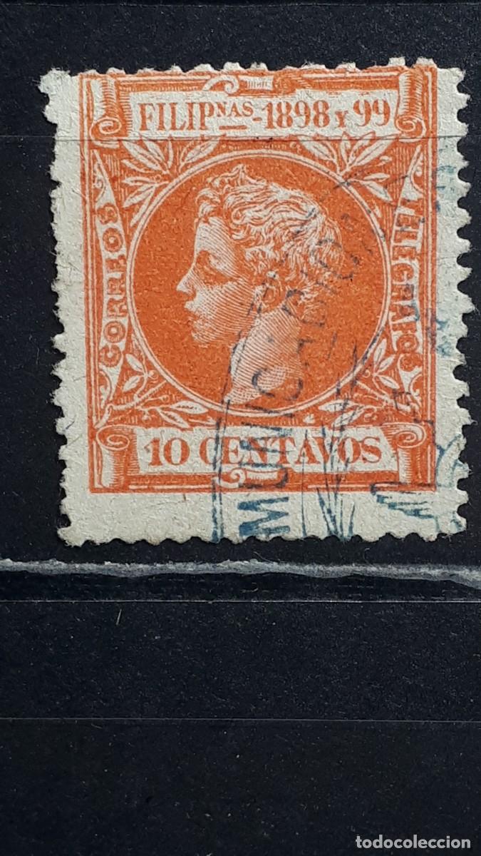 Sellos: FILIPINAS. A&Ntilde;O 1898. &deg;. EDIFIL 143. Bien CENTRADO.