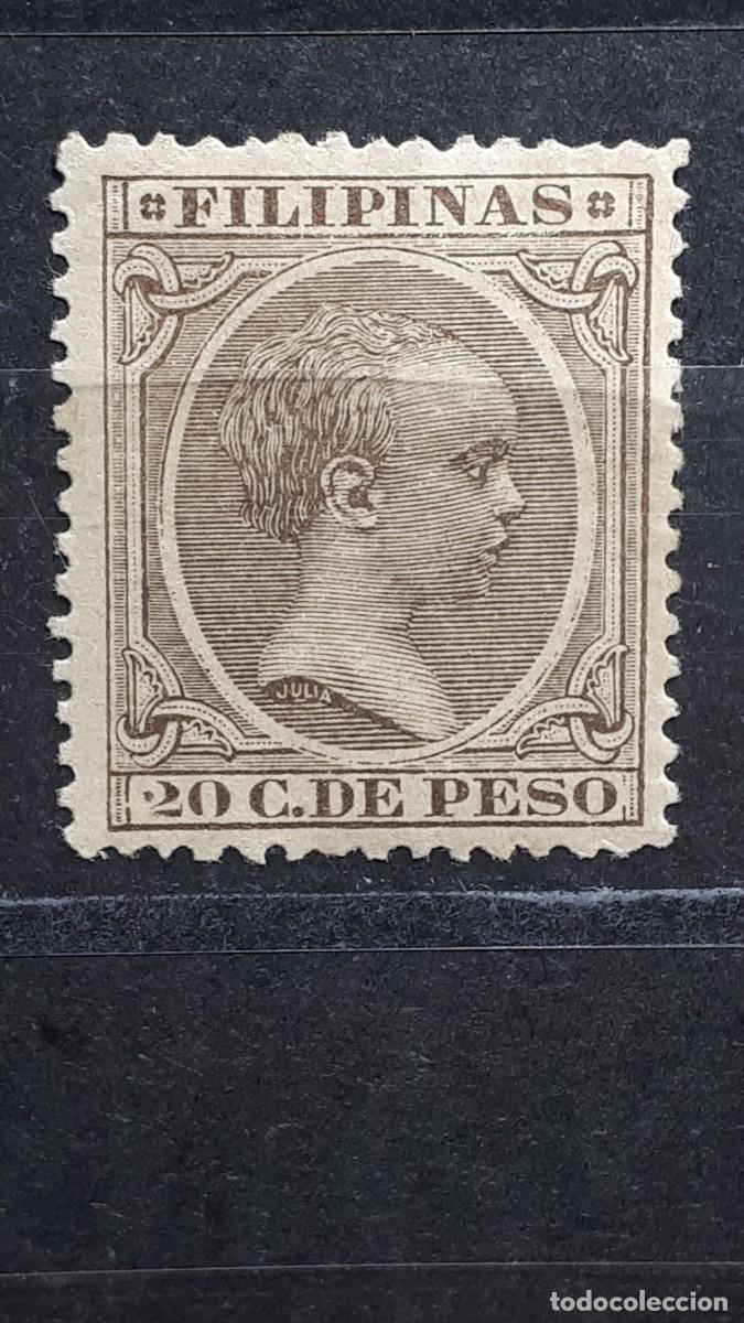 Sellos: FILIPINAS. A&Ntilde;O 1894. *. Edifil 116