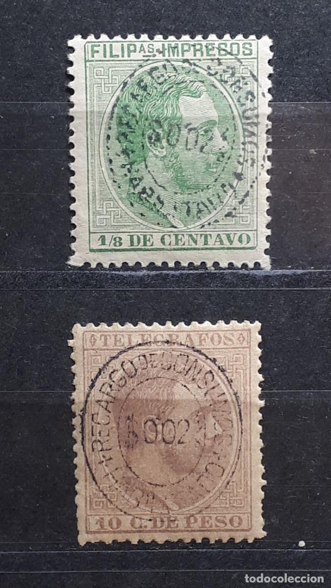 Sellos: FILIPINAS. A&Ntilde;O 1888-9. *. Fiscal Yvert 1, 13