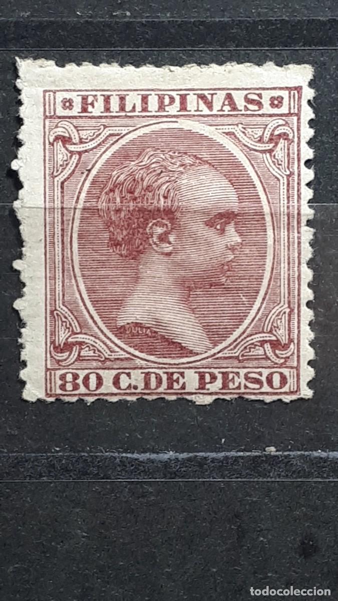 Sellos: FILIPINAS. A&Ntilde;O 1896. *. Edifil 130