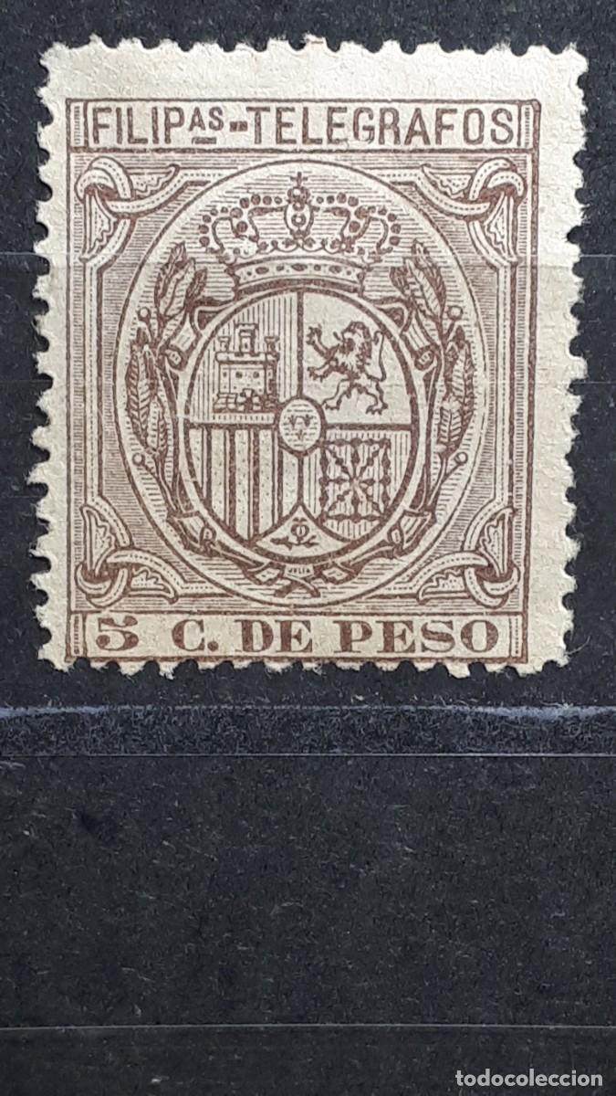Sellos: FILIPINAS. A&Ntilde;O 1892. *. Edifil Telegrafos 46