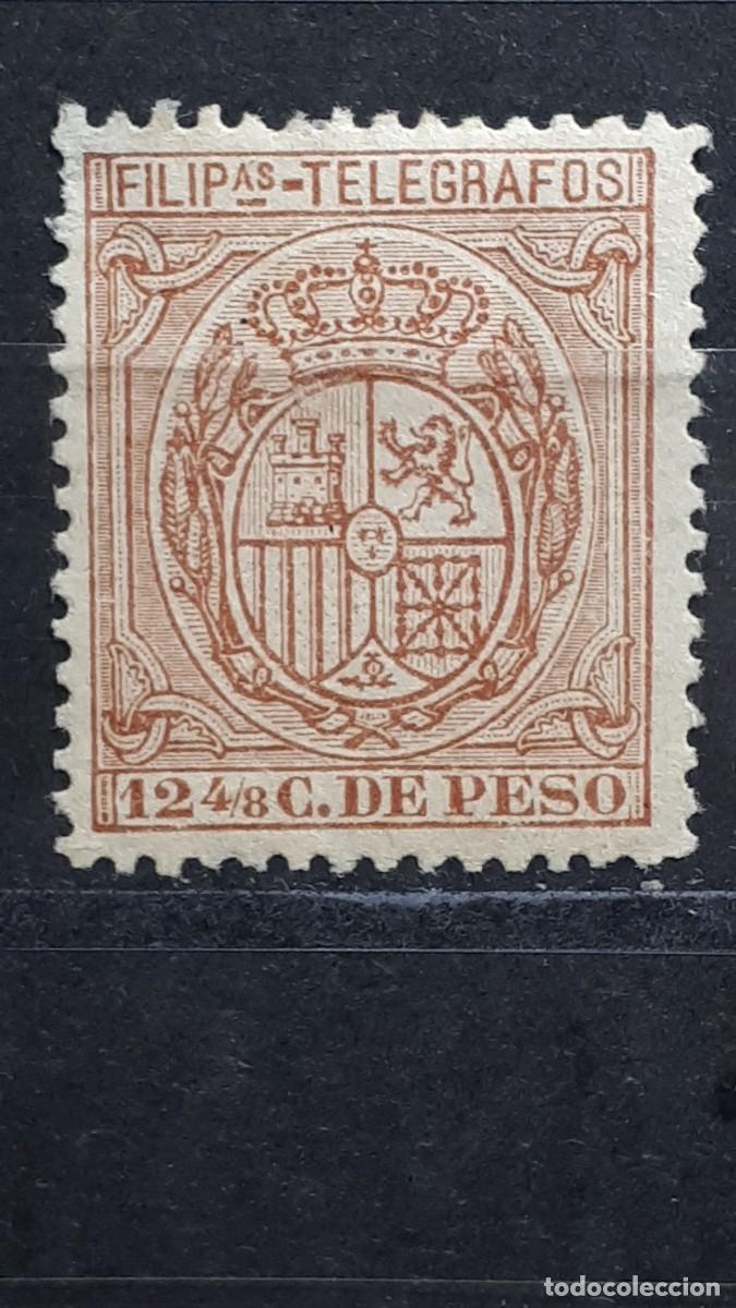Sellos: FILIPINAS. A&Ntilde;O 1896. *. Edifil Telegrafos 63