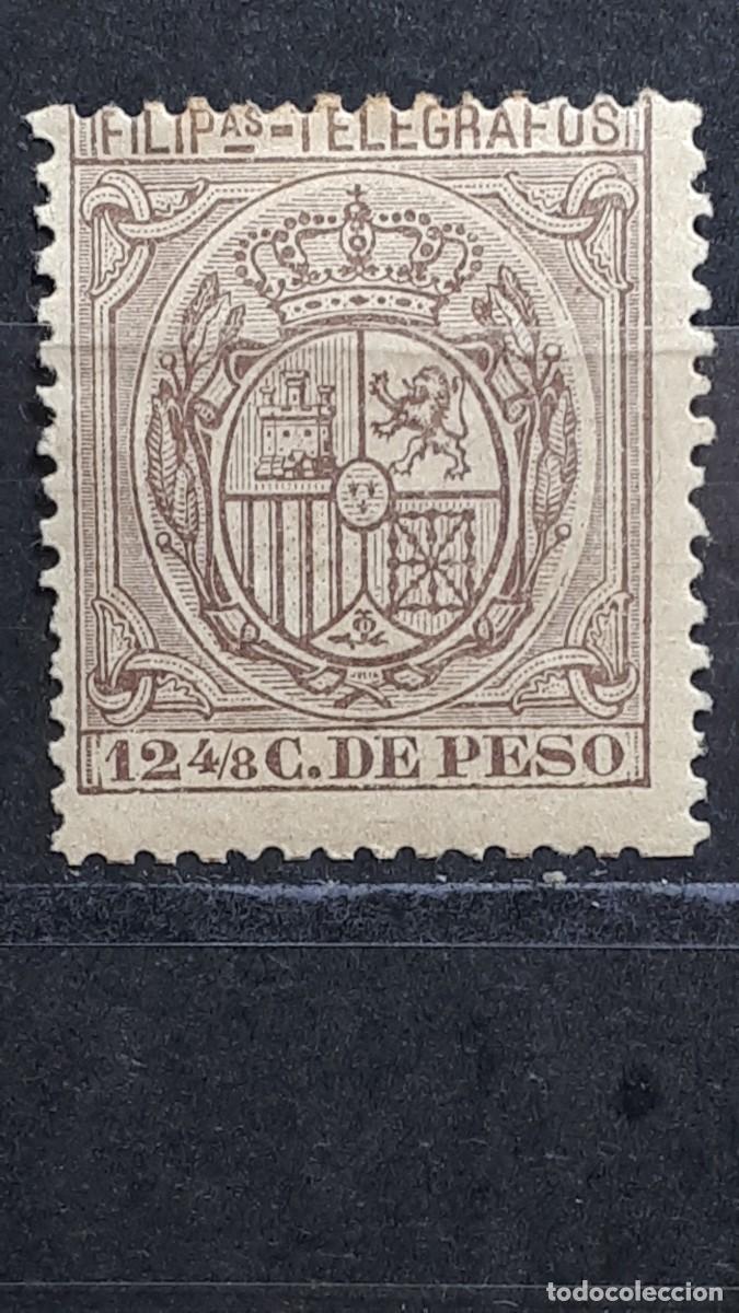 Sellos: FILIPINAS. A&Ntilde;O 1892. *. Edifil Telegrafos 41