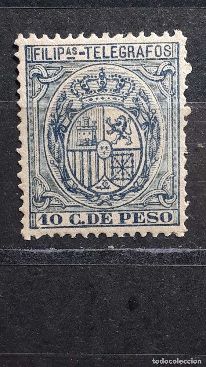 Sellos: FILIPINAS. A&Ntilde;O 1894. *. Edifil Telegrafos 51