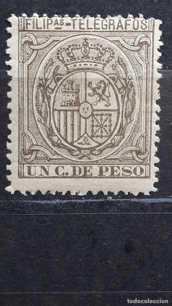 Sellos: FILIPINAS. A&Ntilde;O 1894. *. Edifil Telegrafos 59