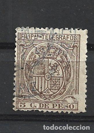 Sellos: FILIPINAS TELEGRAFOS EDIFIL NUM. 61 USADO