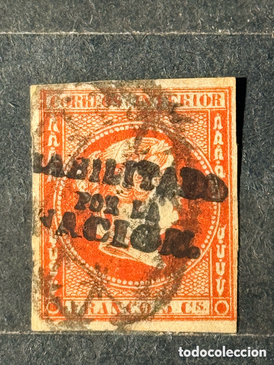 Sellos: Espa&ntilde;a. 1864. Isabel II. Filipinas. Edifil 20H. Usado