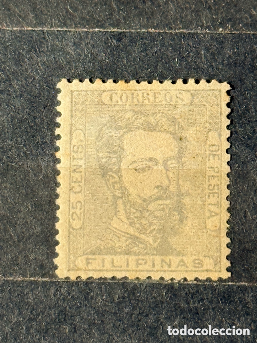 Sellos: Espa&ntilde;a. 1872. Amadeo de Saboya. Filipinas. Edifil 27. Nuevo *