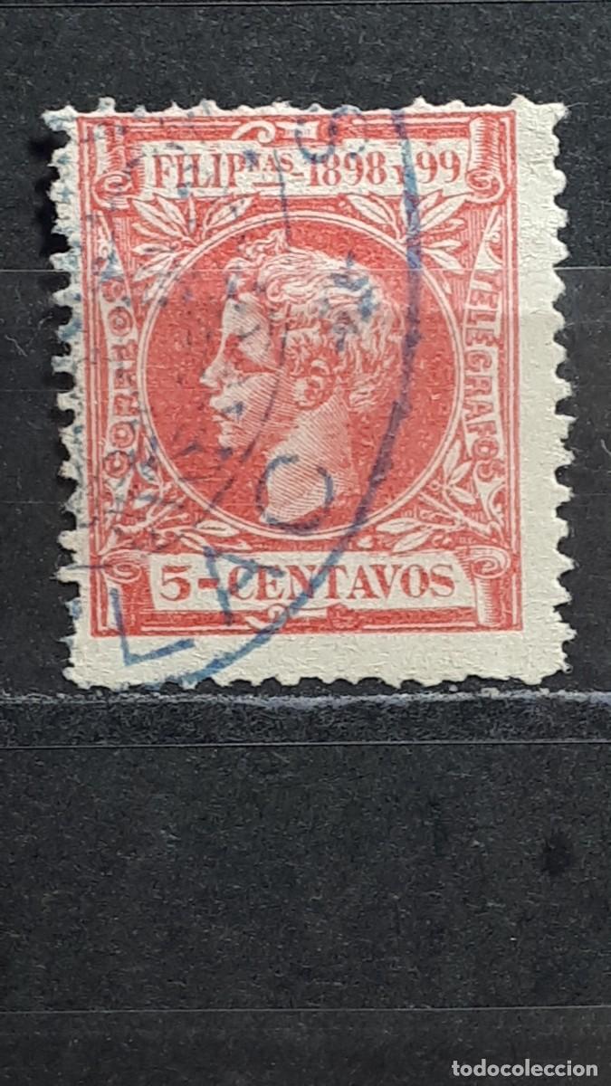 Sellos: FILIPINAS. A&Ntilde;O 1898. &deg;. EDIFIL 140.