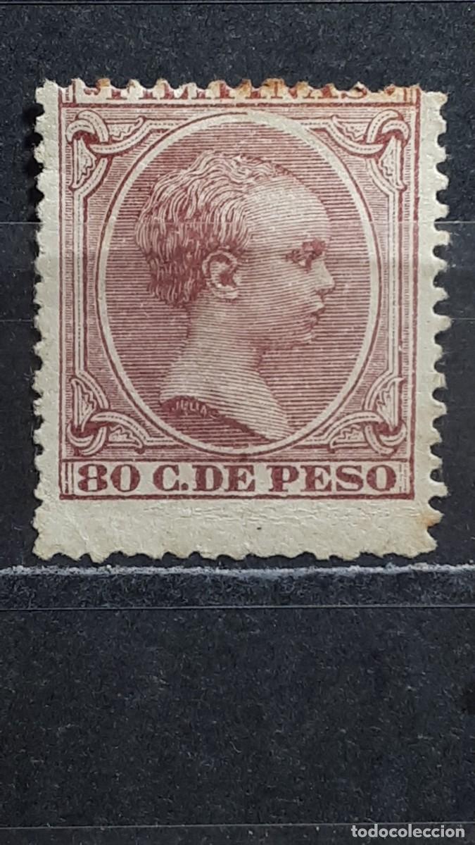 Sellos: FILIPINAS. A&Ntilde;O 1896. *. Edifil 130