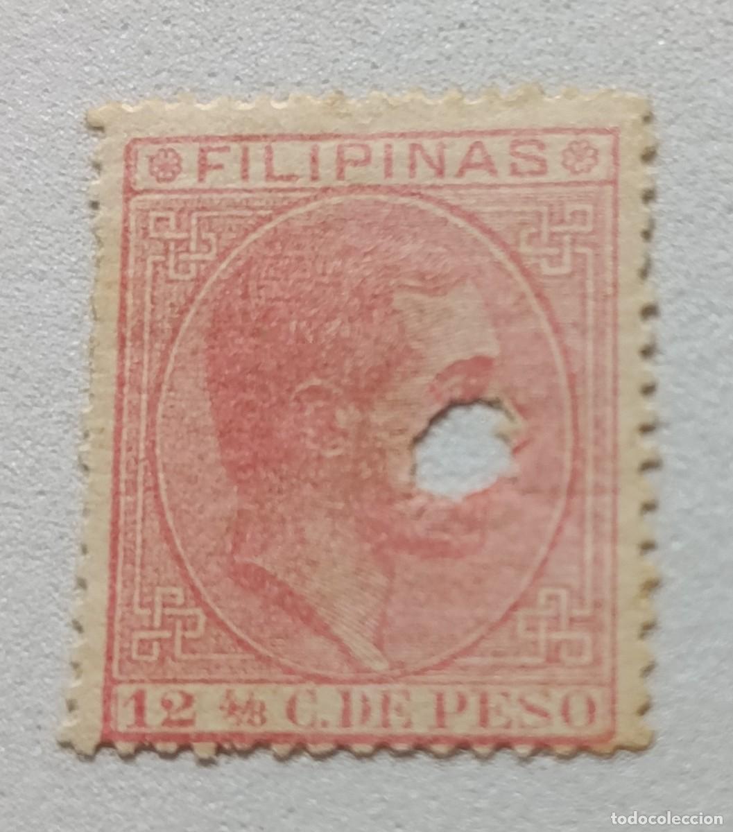 Timbres: Sellos excolonias espa&ntilde;olas Filipinas 1878-1879, edifil 64 T.