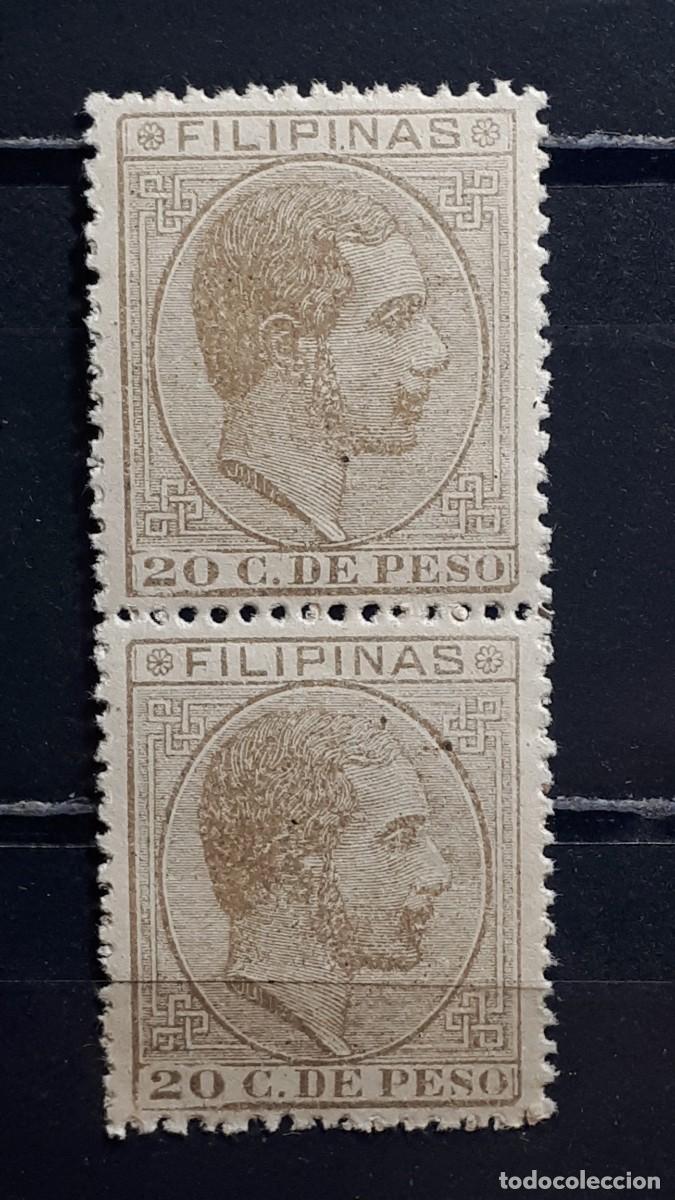 Sellos: FILIPINAS. A&Ntilde;O 1880. **. EDIFIL 65