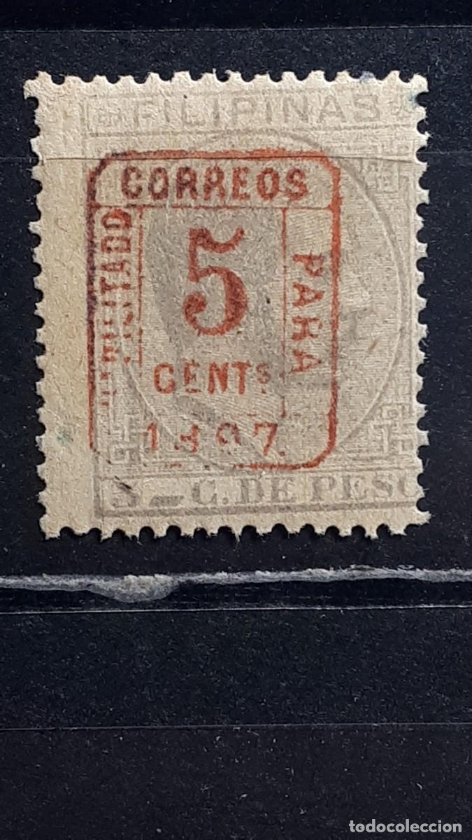 Sellos: FILIPINAS. A&Ntilde;O 1897. **. YVERT 155