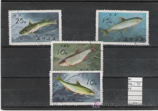 Sellos: KOREA SERIE DE SELLOS DE PECES - Foto 1