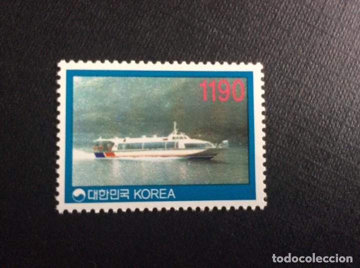 Sellos: COREA DEL SUR N&ordm; YVERT 1661***. BARCO - Foto 1