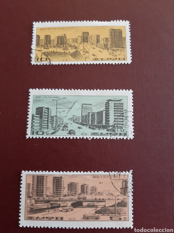 Sellos: 1972 Corea Korea edificios usada - Foto 1
