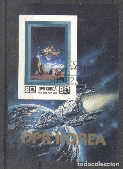 Sellos: Korea 1982 Space, imperf. sheet, used    T.274 - Foto 1