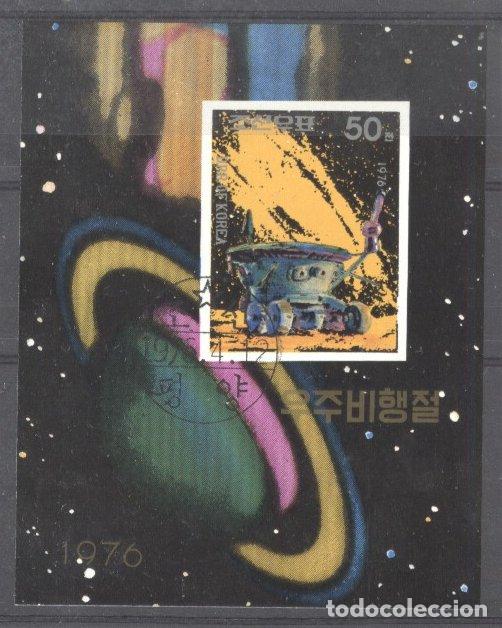 Sellos: Korea 1976 Space, imperf. sheet, used    T.346 - Foto 1