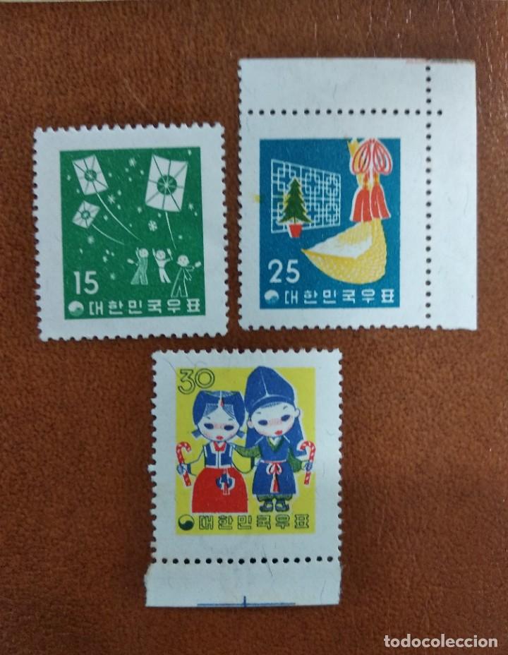 Sellos: Sellos Corea del Sur a&ntilde;o 1958 Navidad - Foto 1